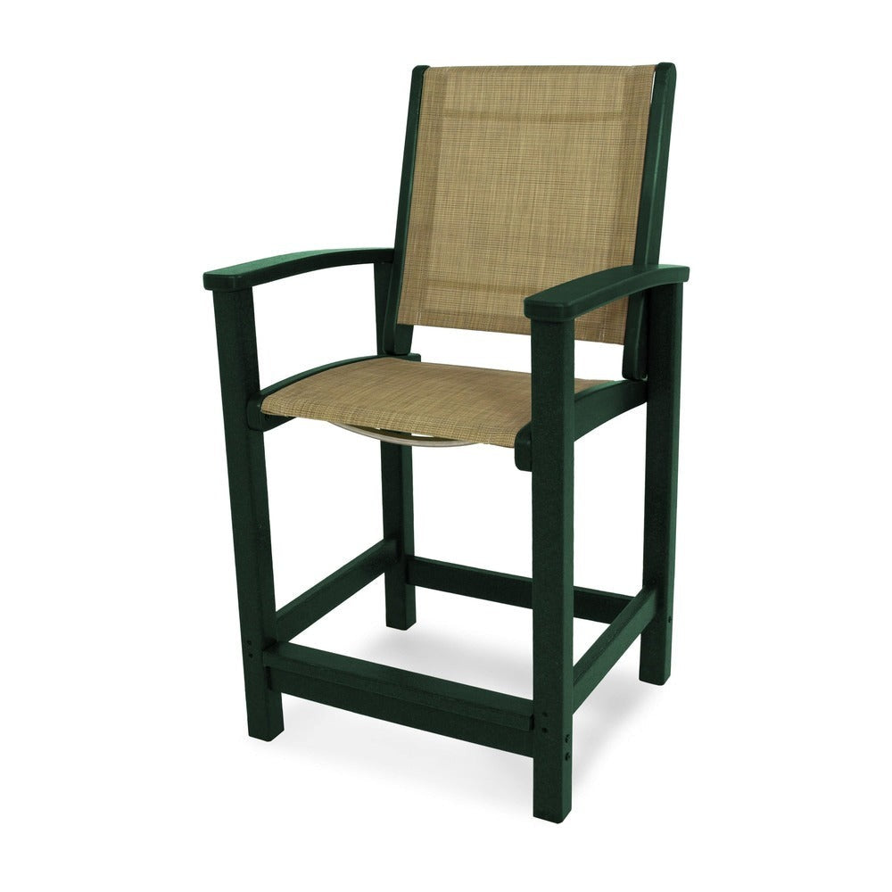 POLYWOOD® Coastal Counter Chair - 9011