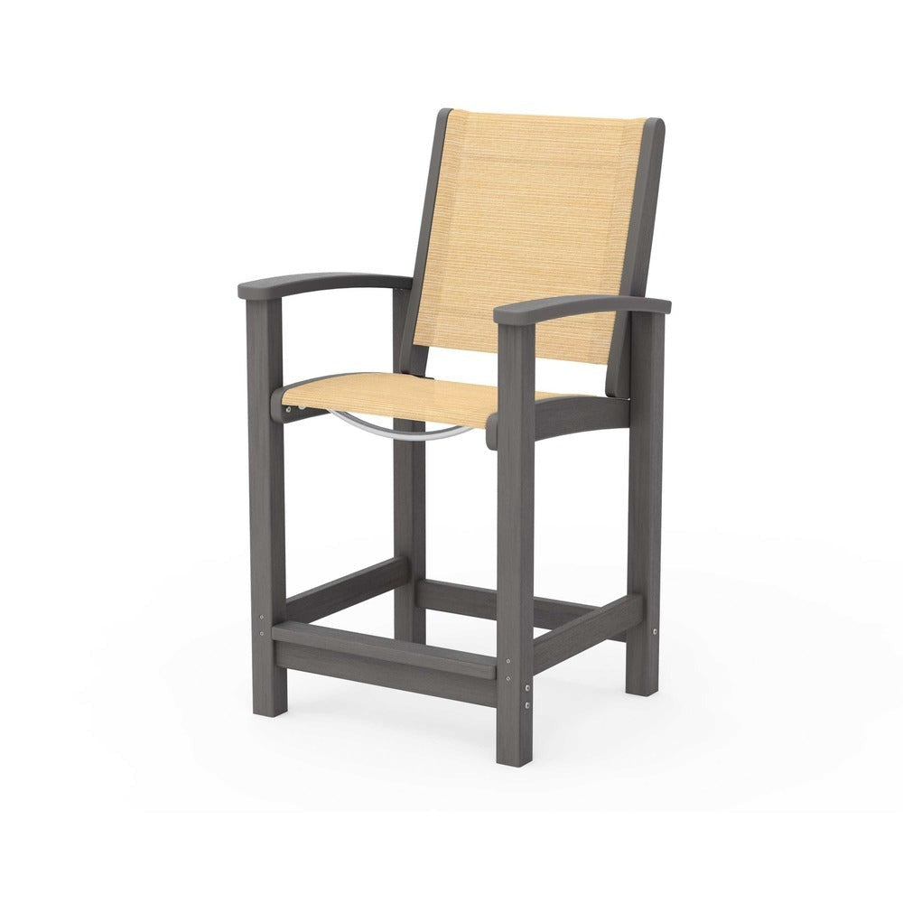 POLYWOOD® Coastal Counter Chair - 9011 Outdoor Furniture POLYWOOD®