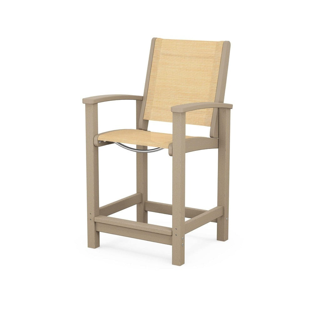 POLYWOOD® Coastal Counter Chair - 9011 Outdoor Furniture POLYWOOD®