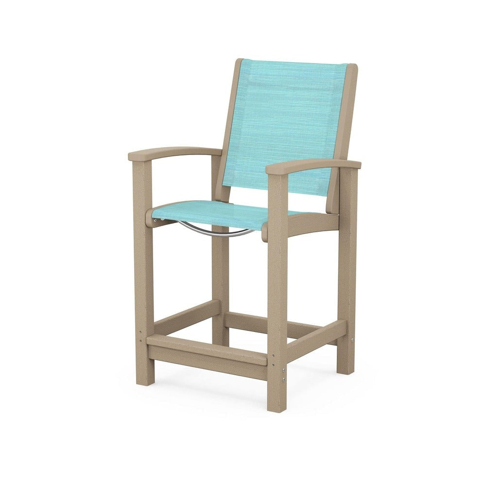 POLYWOOD® Coastal Counter Chair - 9011 Outdoor Furniture POLYWOOD®