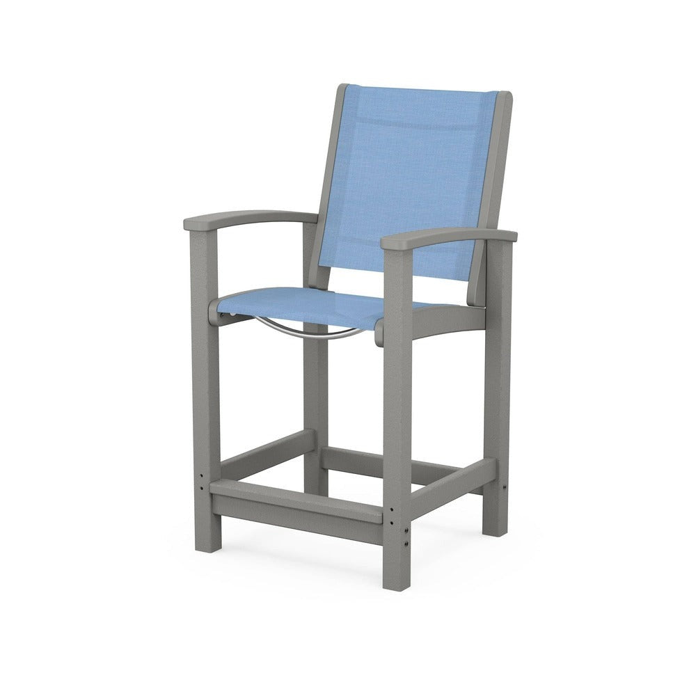 POLYWOOD® Coastal Counter Chair - 9011 Outdoor Furniture POLYWOOD®