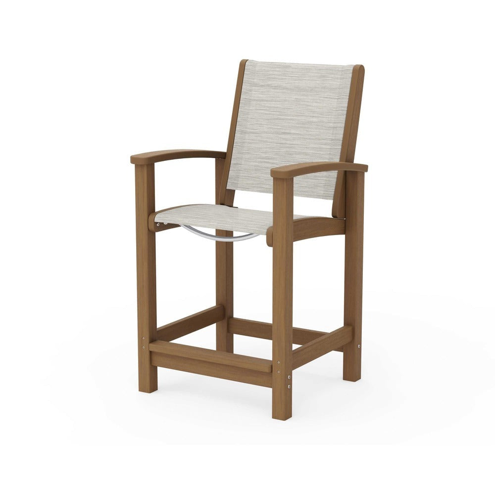 POLYWOOD® Coastal Counter Chair - 9011