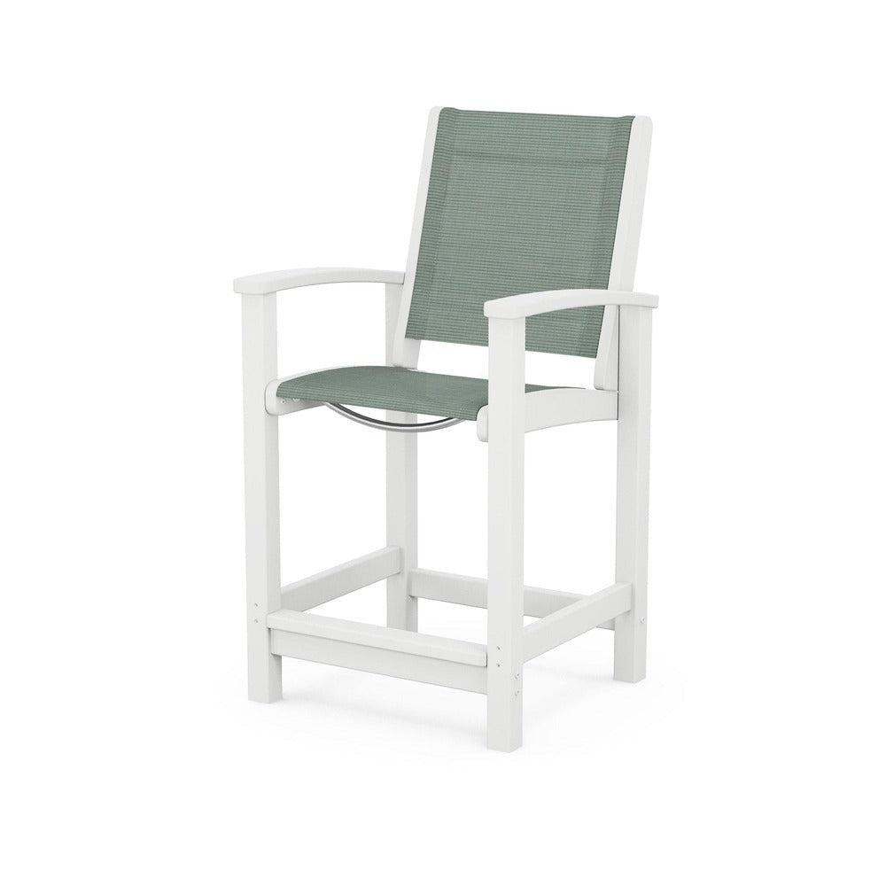 POLYWOOD® Coastal Counter Chair - 9011
