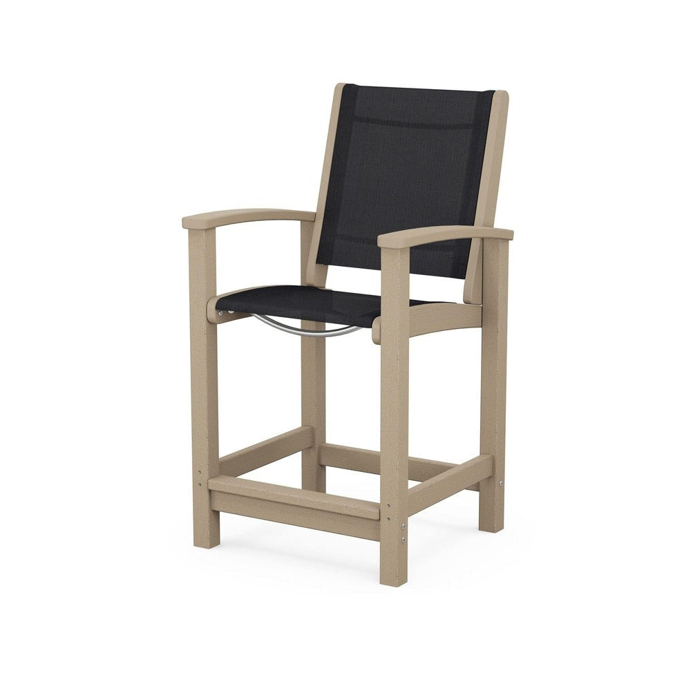 POLYWOOD® Coastal Counter Chair - 9011 Outdoor Furniture POLYWOOD®
