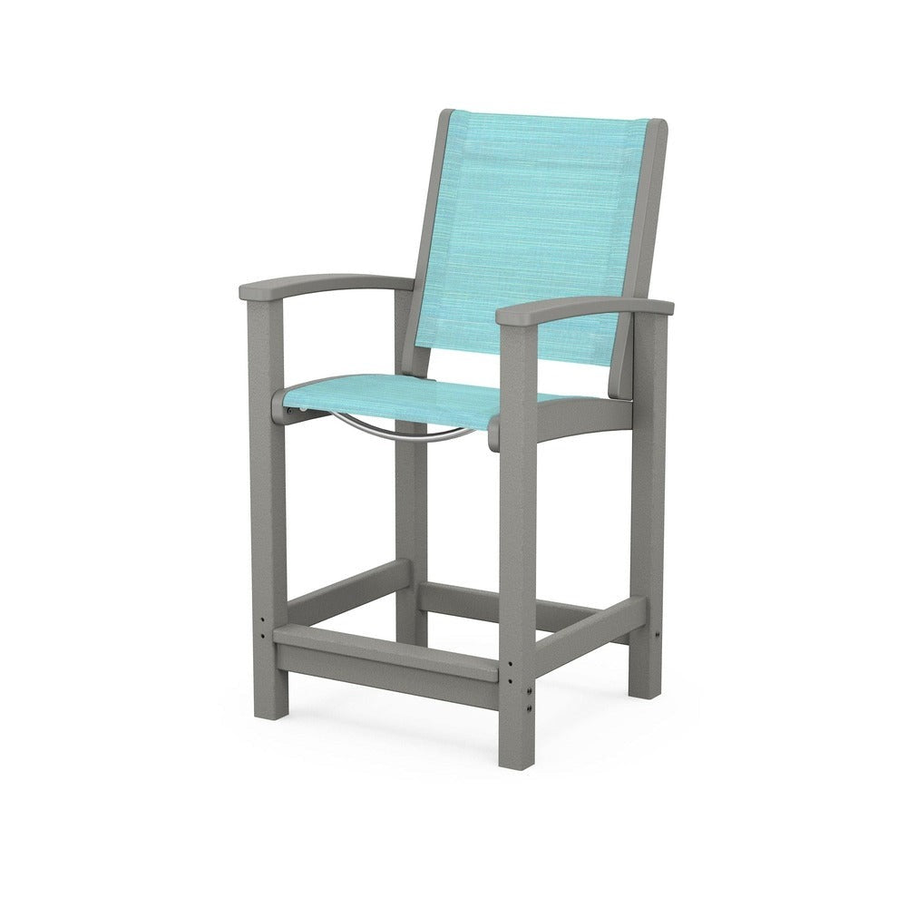 POLYWOOD® Coastal Counter Chair - 9011