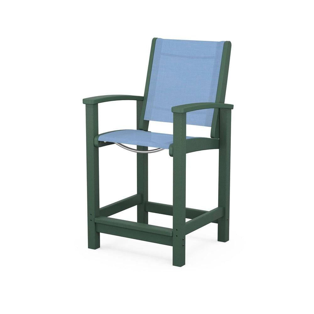 POLYWOOD® Coastal Counter Chair - 9011