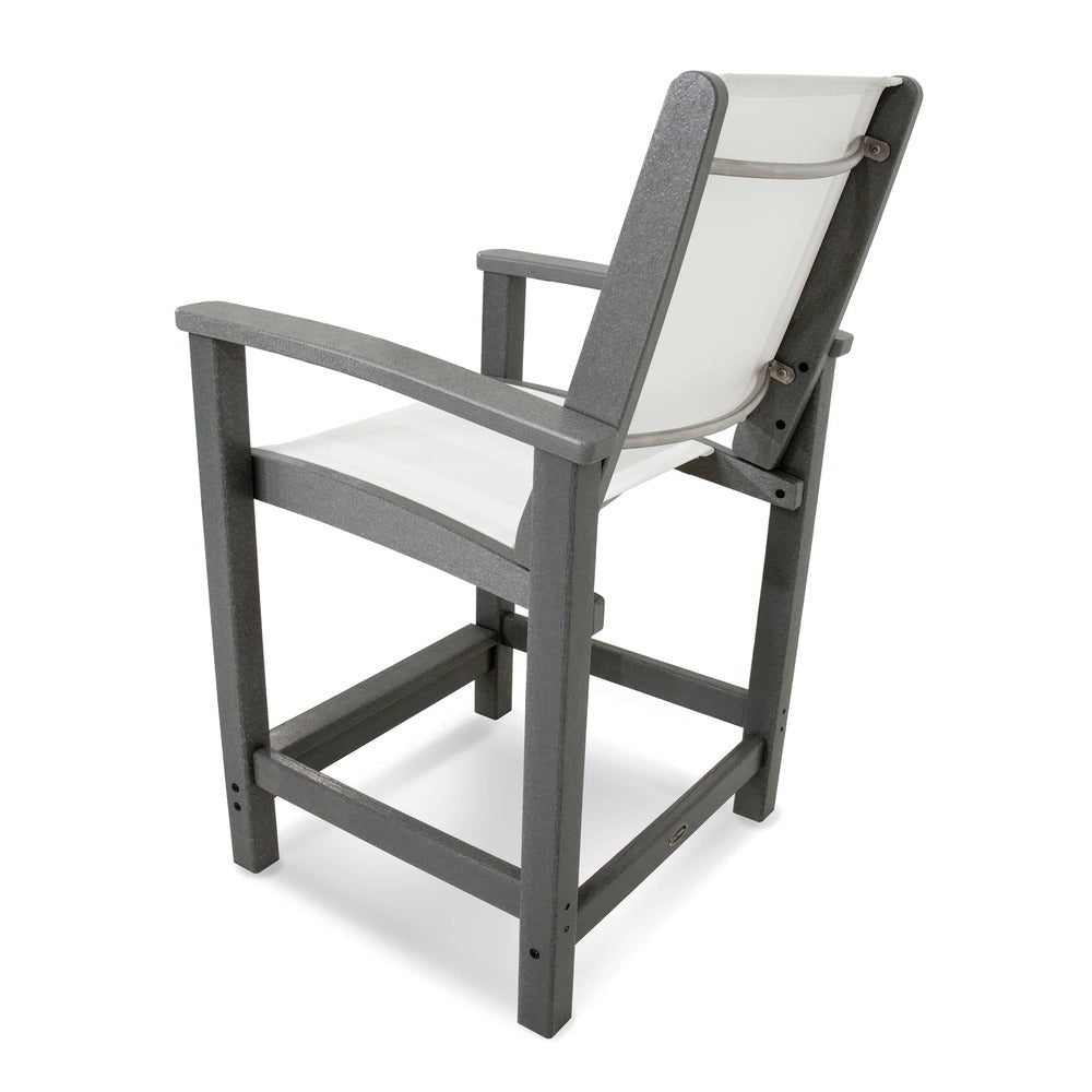POLYWOOD® Coastal Counter Chair - 9011 Outdoor Furniture POLYWOOD®