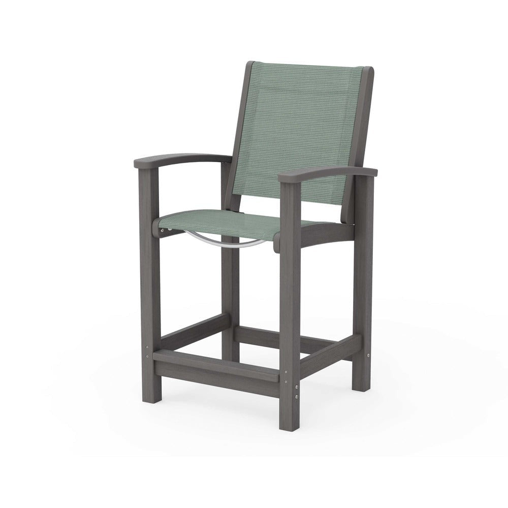 POLYWOOD® Coastal Counter Chair - 9011