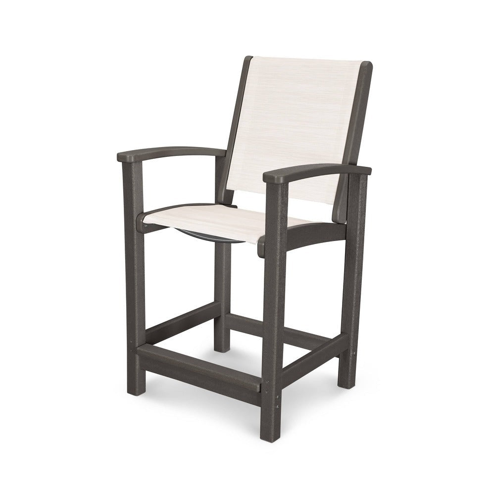 POLYWOOD® Coastal Counter Chair - 9011