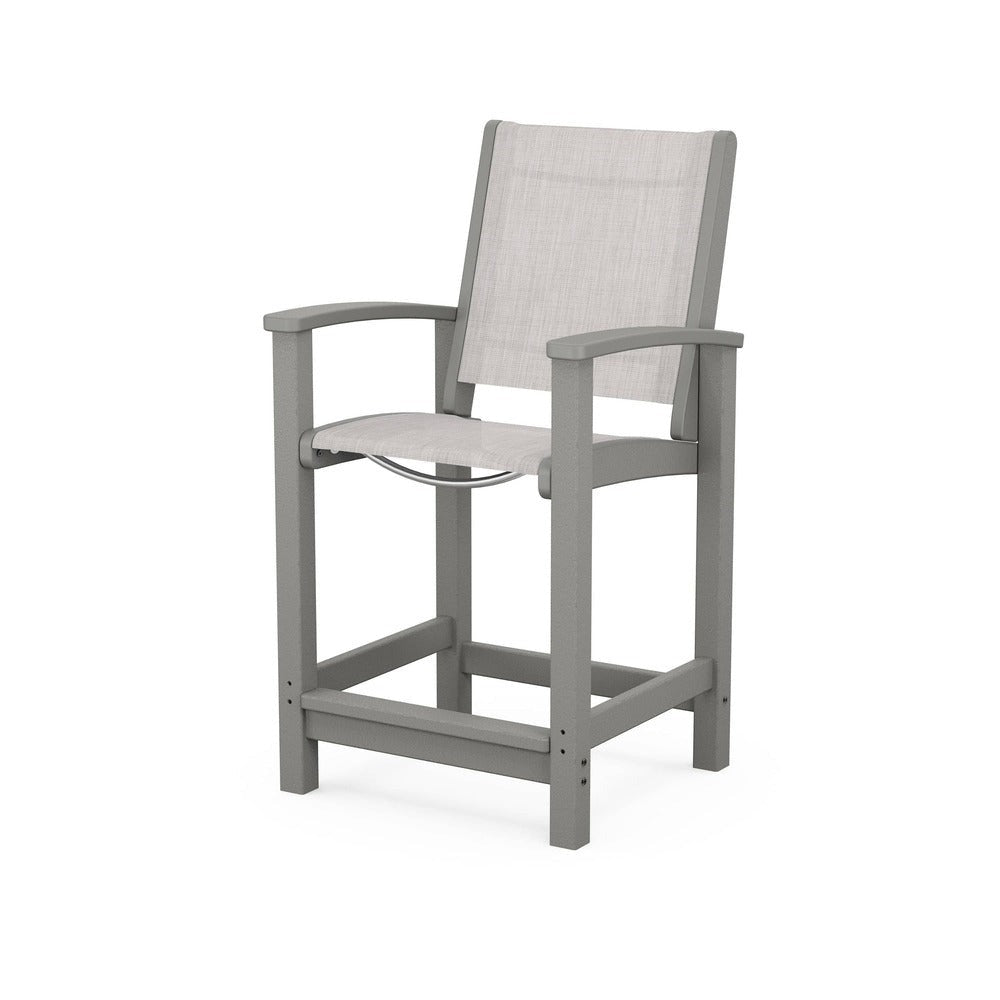 POLYWOOD® Coastal Counter Chair - 9011