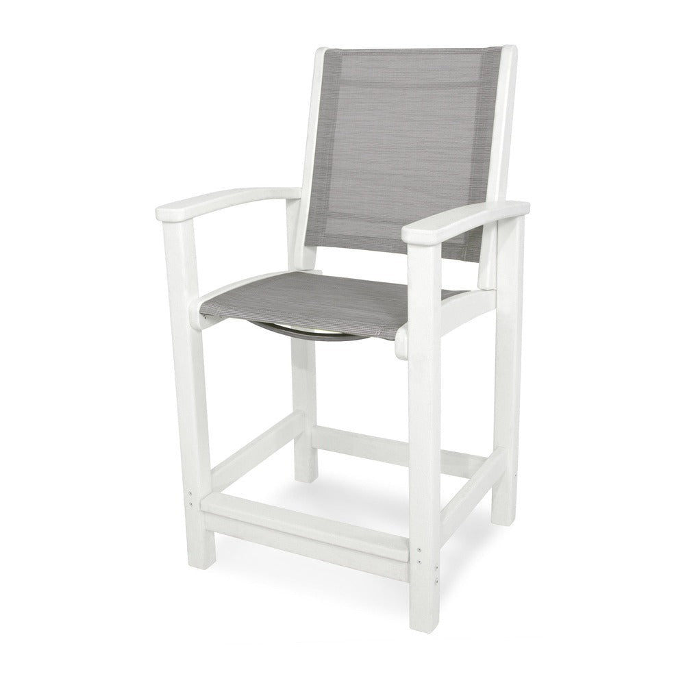 POLYWOOD® Coastal Counter Chair - 9011