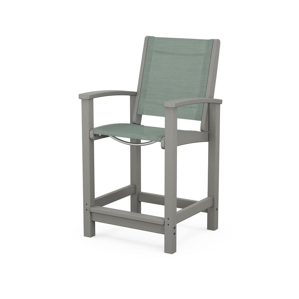 POLYWOOD® Coastal Counter Chair - 9011