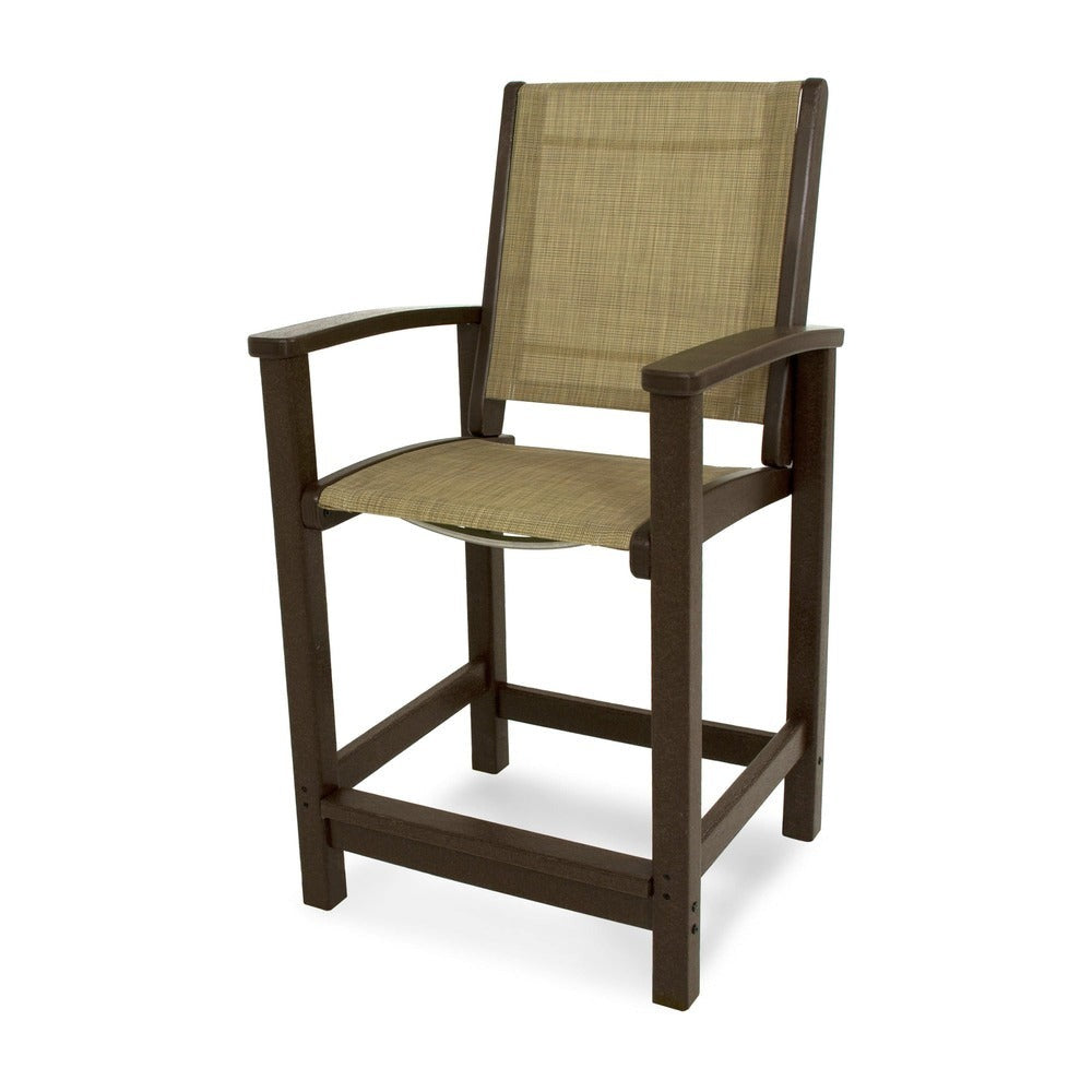 POLYWOOD® Coastal Counter Chair - 9011
