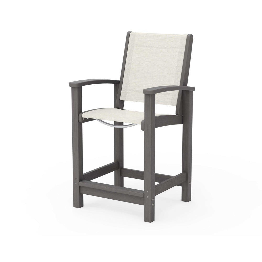 POLYWOOD® Coastal Counter Chair - 9011