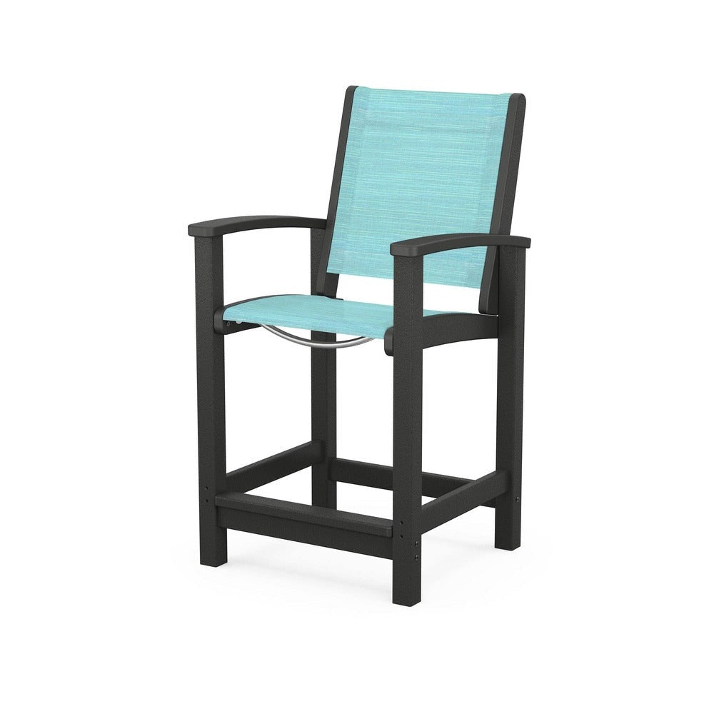 POLYWOOD® Coastal Counter Chair - 9011 Outdoor Furniture POLYWOOD®