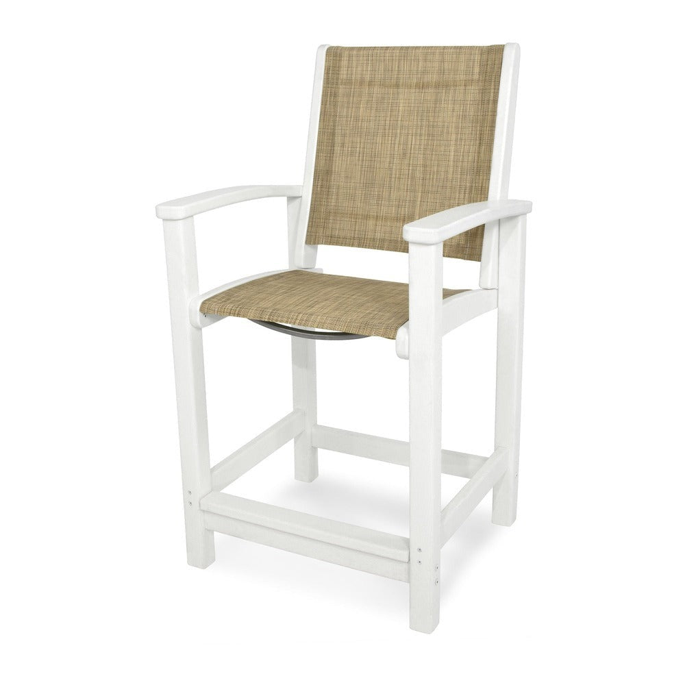 POLYWOOD® Coastal Counter Chair - 9011