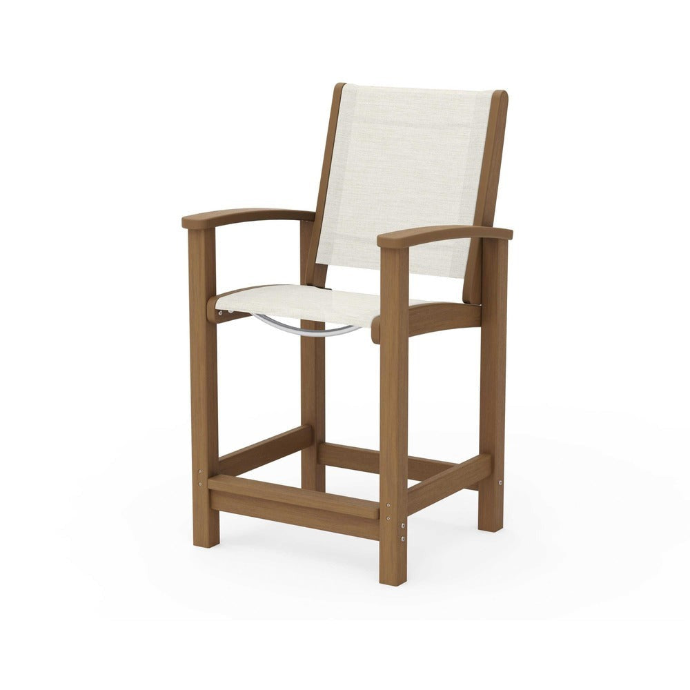 POLYWOOD® Coastal Counter Chair - 9011