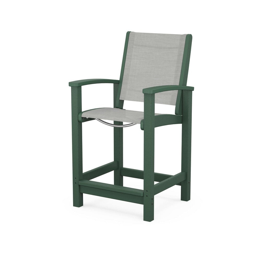 POLYWOOD® Coastal Counter Chair - 9011