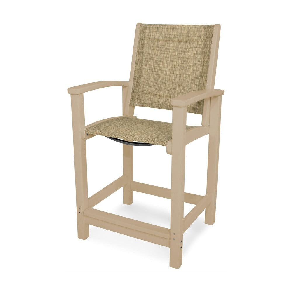 POLYWOOD® Coastal Counter Chair - 9011