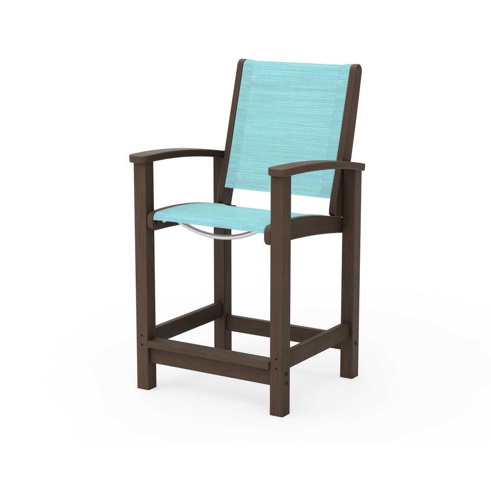 POLYWOOD® Coastal Counter Chair - 9011