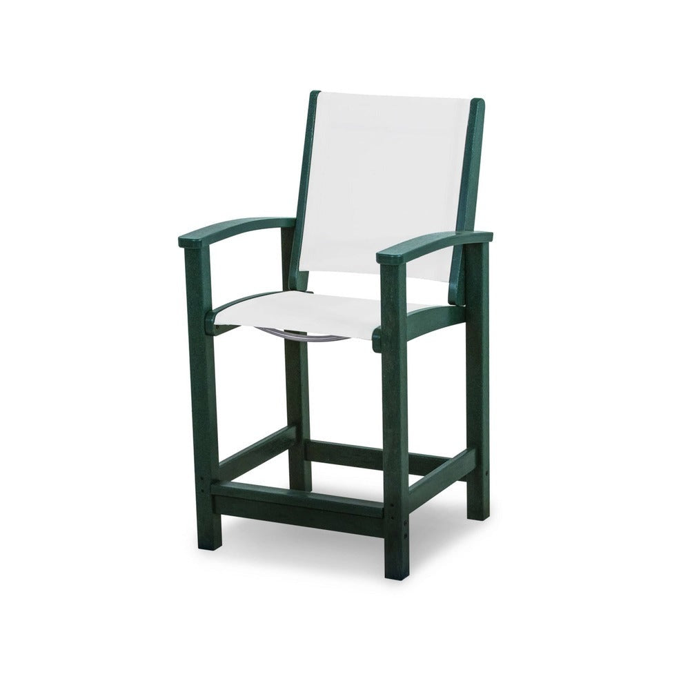POLYWOOD® Coastal Counter Chair - 9011