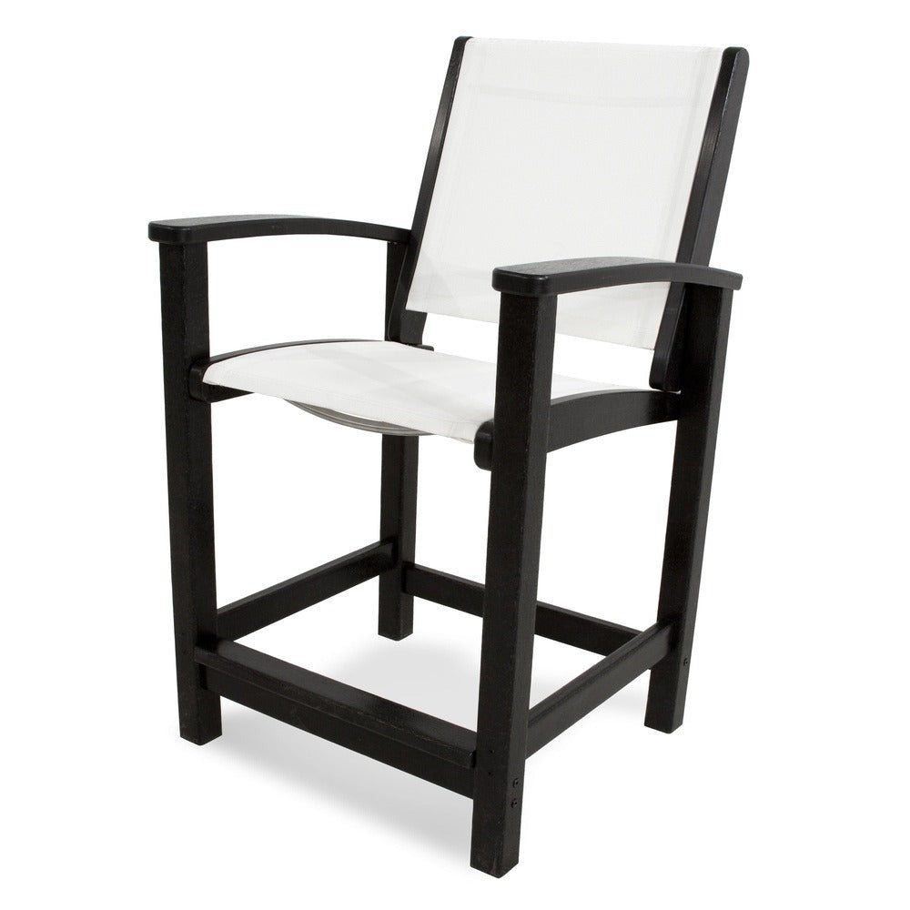 POLYWOOD® Coastal Counter Chair - 9011 Outdoor Furniture POLYWOOD®