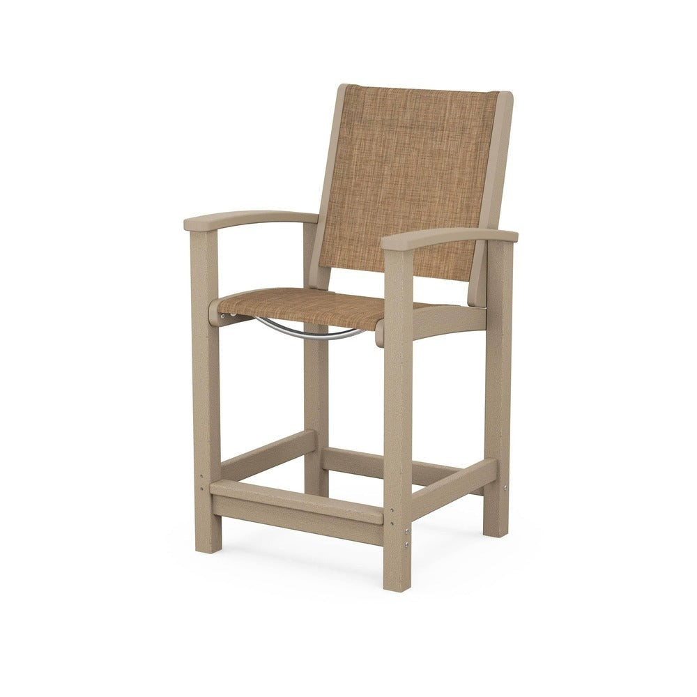 POLYWOOD® Coastal Counter Chair - 9011