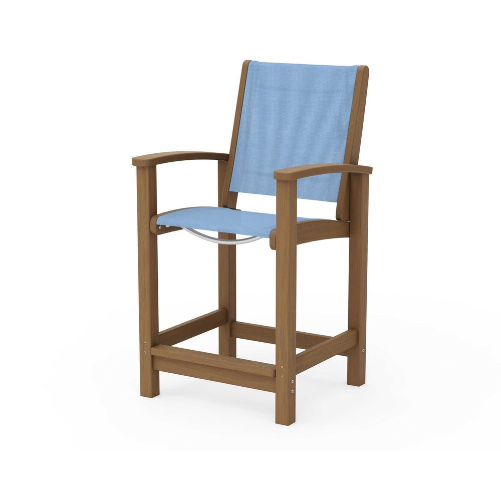 POLYWOOD® Coastal Counter Chair - 9011