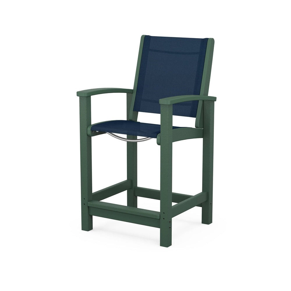 POLYWOOD® Coastal Counter Chair - 9011