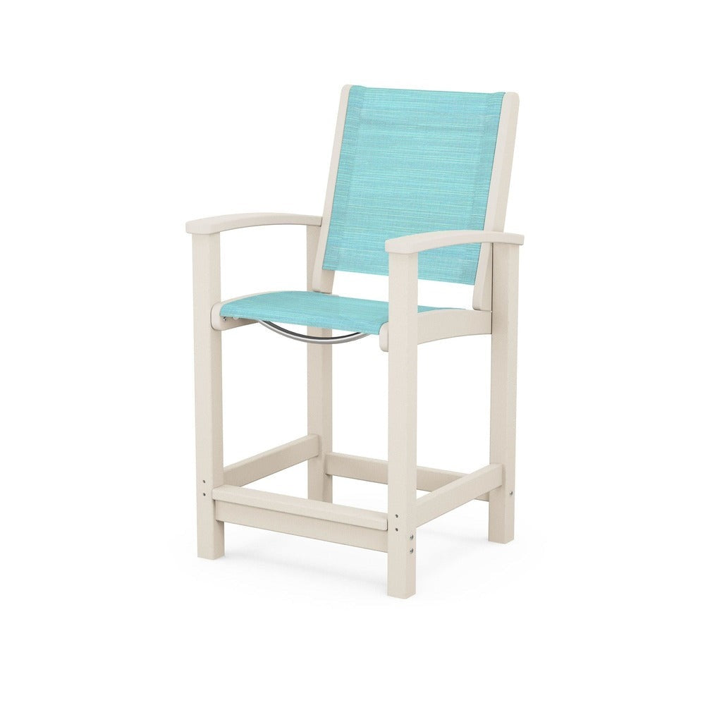 POLYWOOD® Coastal Counter Chair - 9011
