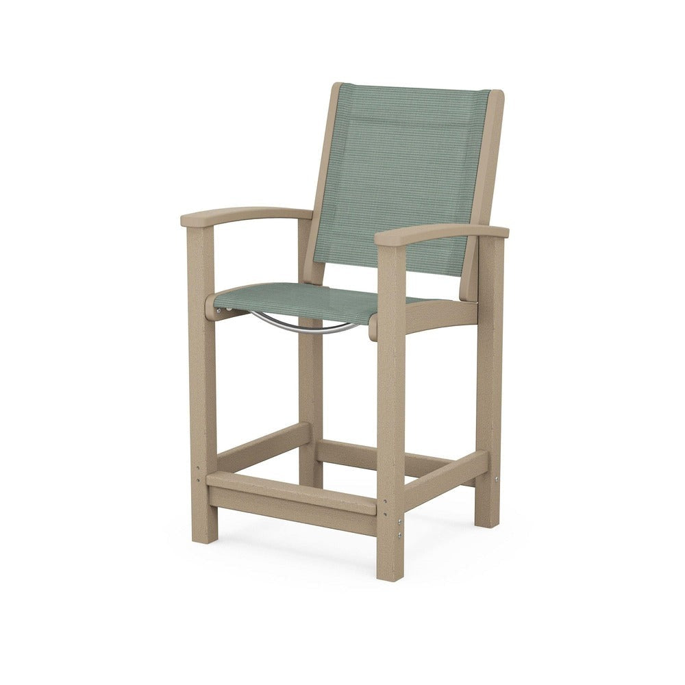 POLYWOOD® Coastal Counter Chair - 9011 Outdoor Furniture POLYWOOD®