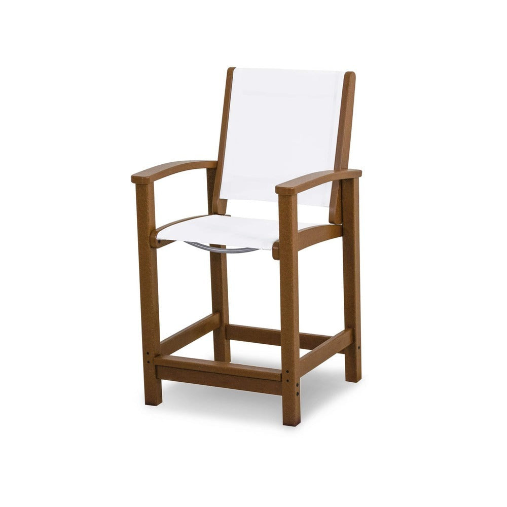 POLYWOOD® Coastal Counter Chair - 9011