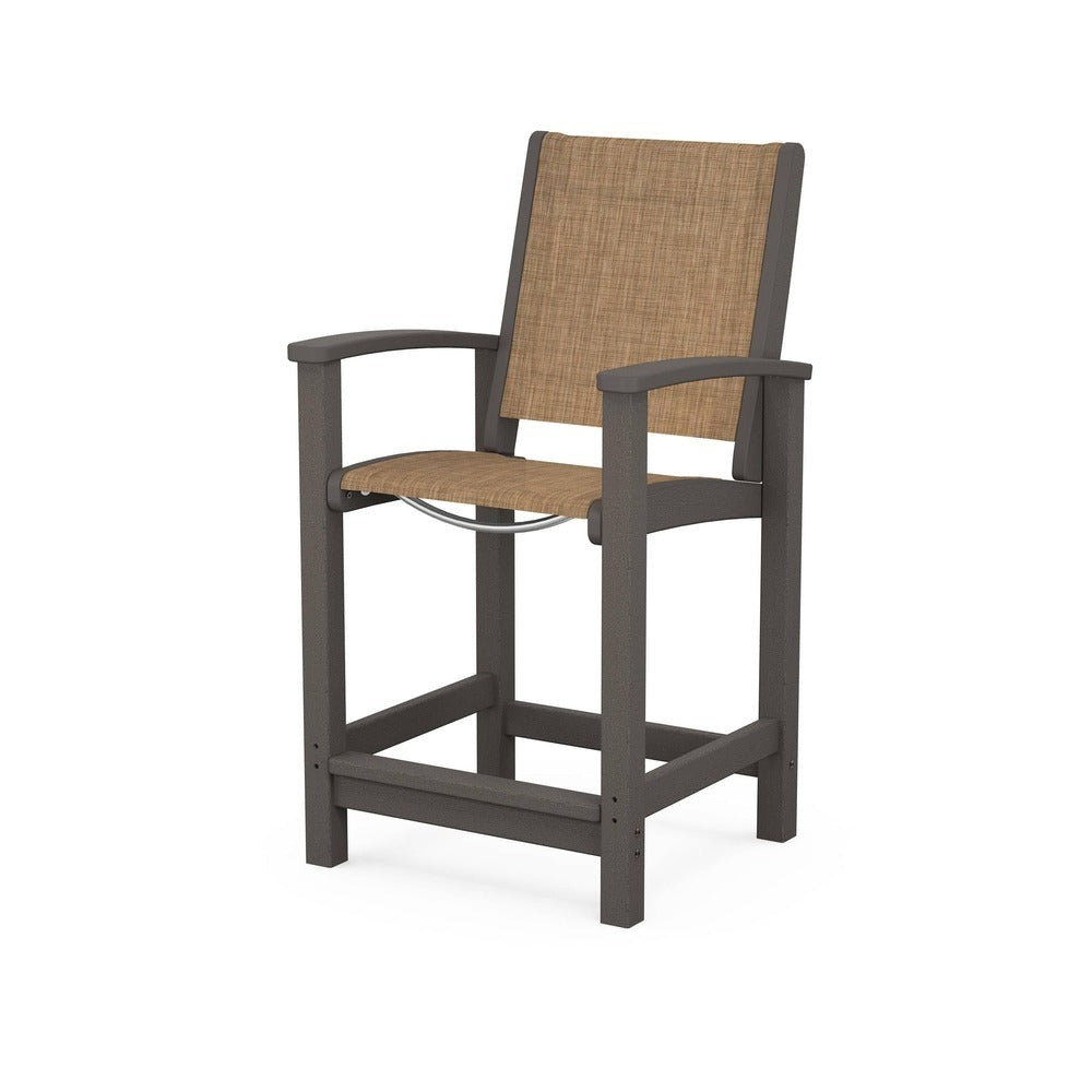 POLYWOOD® Coastal Counter Chair - 9011