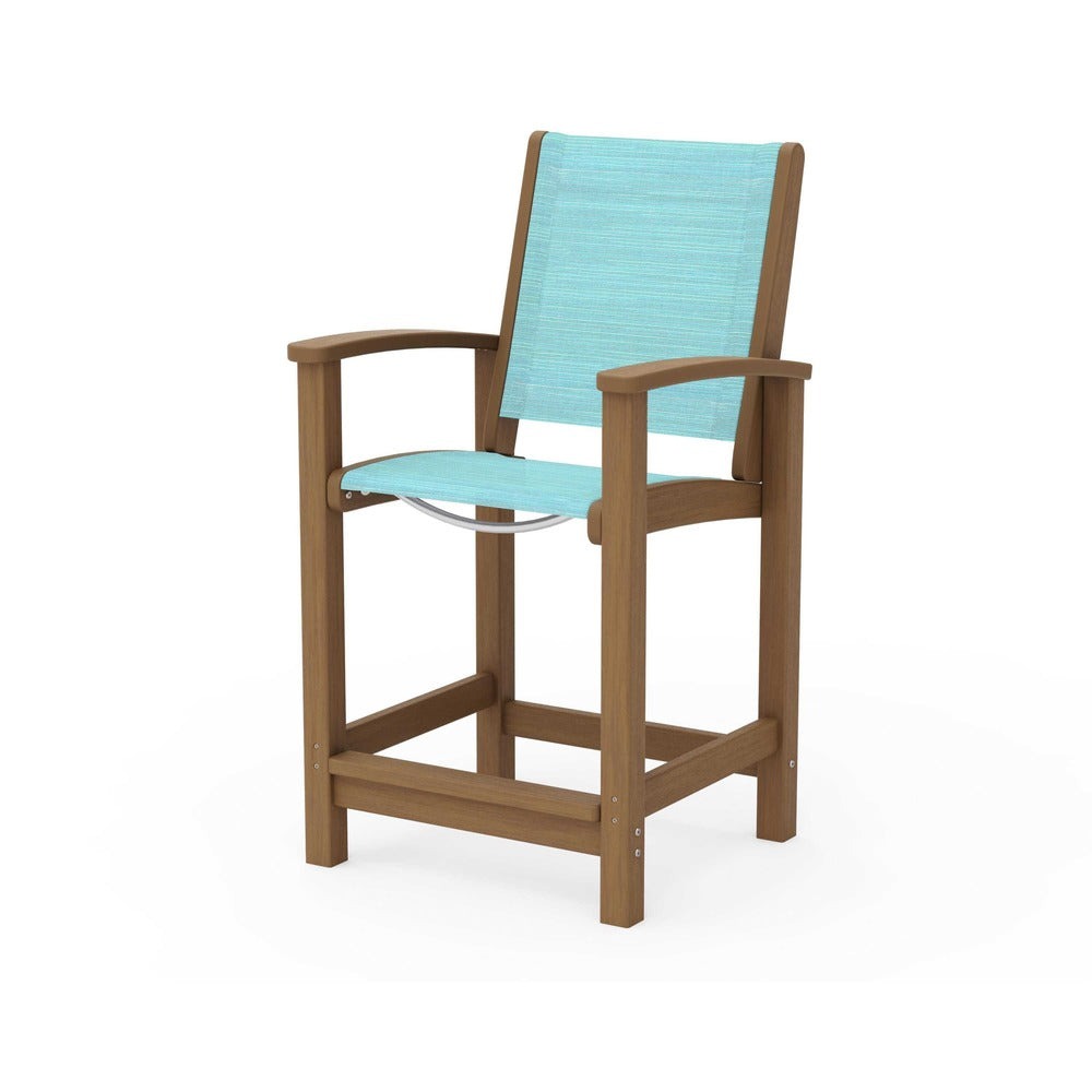 POLYWOOD® Coastal Counter Chair - 9011