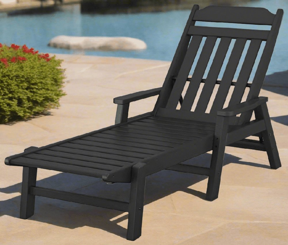 POLYWOOD® Country Living Chaise with Arms - CLC2280 Chaise POLYWOOD®