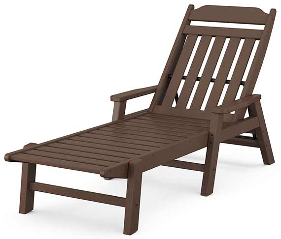 POLYWOOD® Country Living Chaise with Arms - CLC2280 Chaise POLYWOOD®