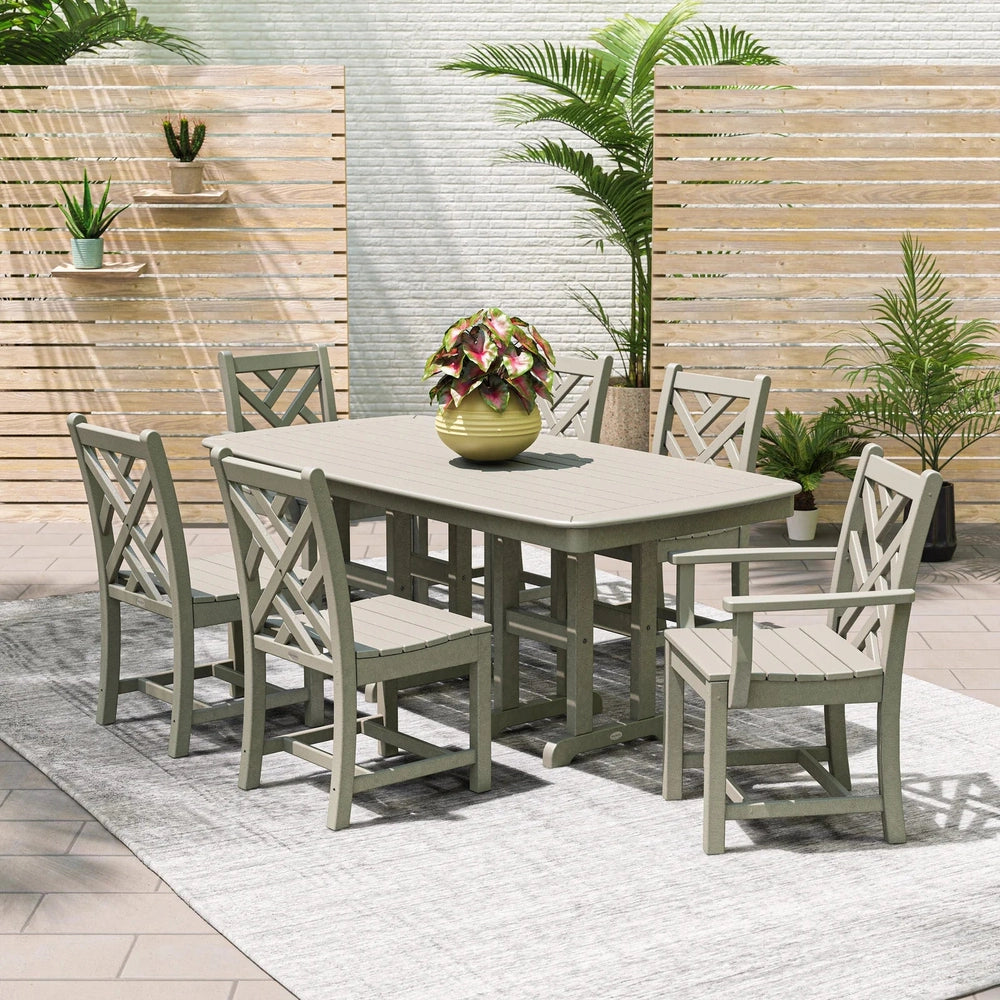 POLYWOOD® Dining Set - Chippendale 7-Piece - PWS121-1