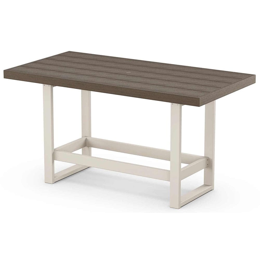 POLYWOOD® EDGE 40" x 78" Bar Table - Select Accents - EMBT4078 Dining Table POLYWOOD®