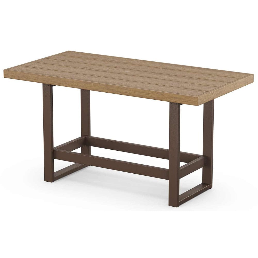 POLYWOOD® EDGE 40" x 78" Bar Table - Select Accents - EMBT4078 Dining Table POLYWOOD®