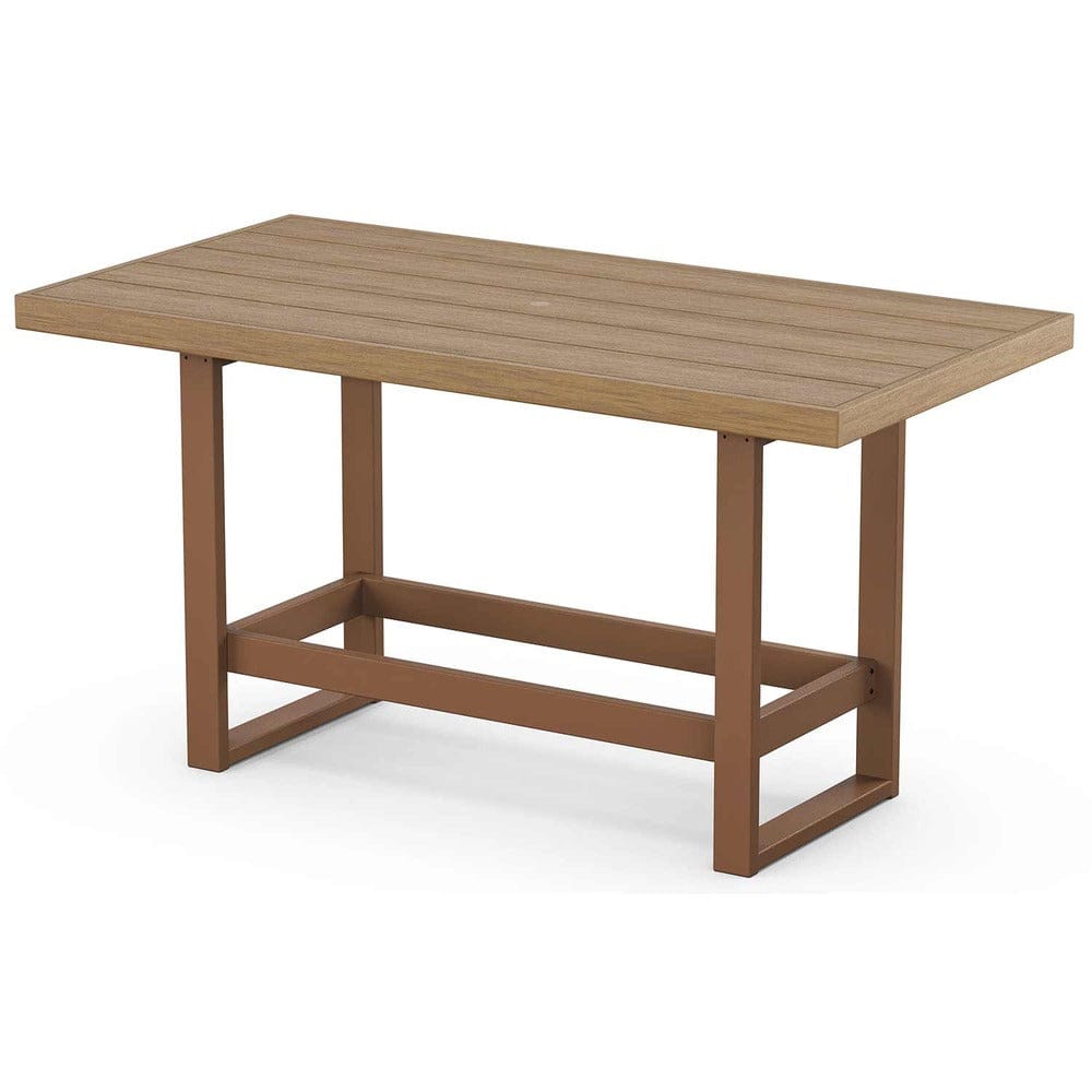 POLYWOOD® EDGE 40" x 78" Bar Table - Select Accents - EMBT4078 Dining Table POLYWOOD®
