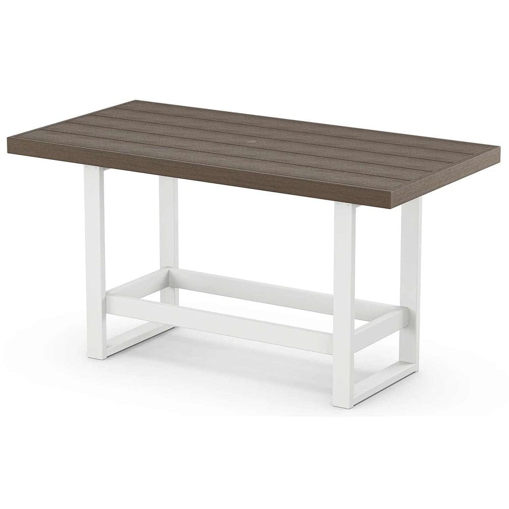 POLYWOOD® EDGE 40" x 78" Bar Table - Select Accents - EMBT4078 Dining Table POLYWOOD®