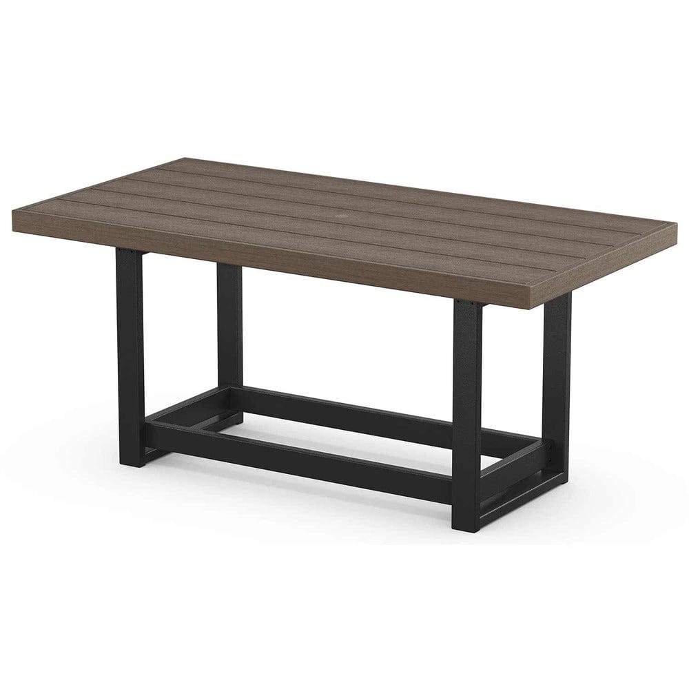 POLYWOOD® EDGE 40" x 78" Counter Table - Select Accents - EMRT4078 Table POLYWOOD®