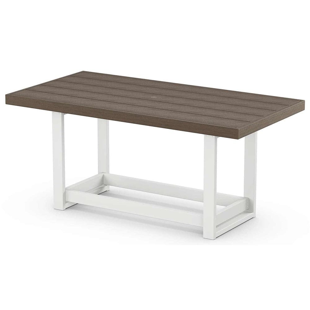 POLYWOOD® EDGE 40" x 78" Counter Table - Select Accents - EMRT4078 Table POLYWOOD®