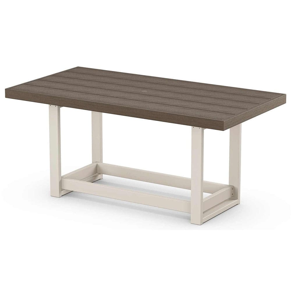 POLYWOOD® EDGE 40" x 78" Counter Table - Select Accents - EMRT4078 Table POLYWOOD®