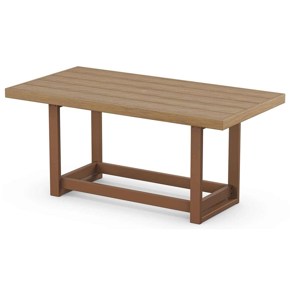 POLYWOOD® EDGE 40" x 78" Counter Table - Select Accents - EMRT4078 Table POLYWOOD®
