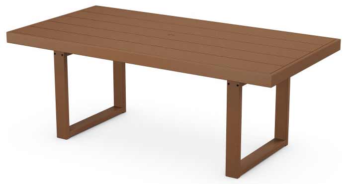 POLYWOOD® EDGE 40" x 78" Dining Table - EMT4078 Table POLYWOOD®