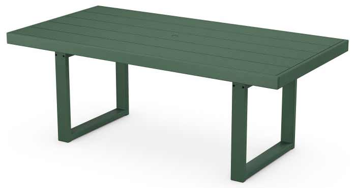 POLYWOOD® EDGE 40" x 78" Dining Table - EMT4078 Table POLYWOOD®