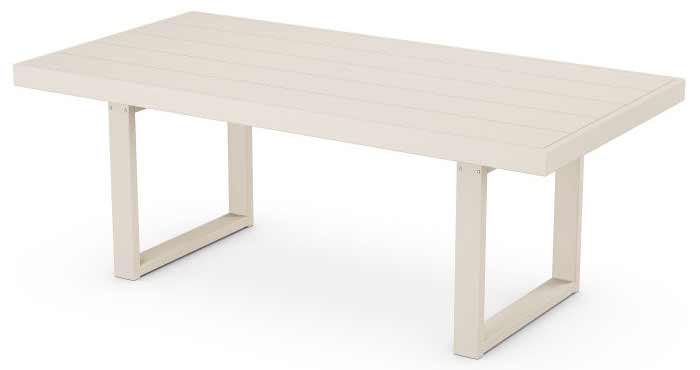 POLYWOOD® EDGE 40" x 78" Dining Table - EMT4078 Table POLYWOOD®