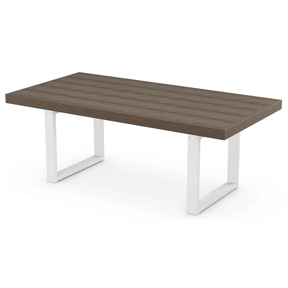 POLYWOOD® EDGE 40" x 78" Dining Table - Select Accents - EMT4078 Dining Table POLYWOOD®