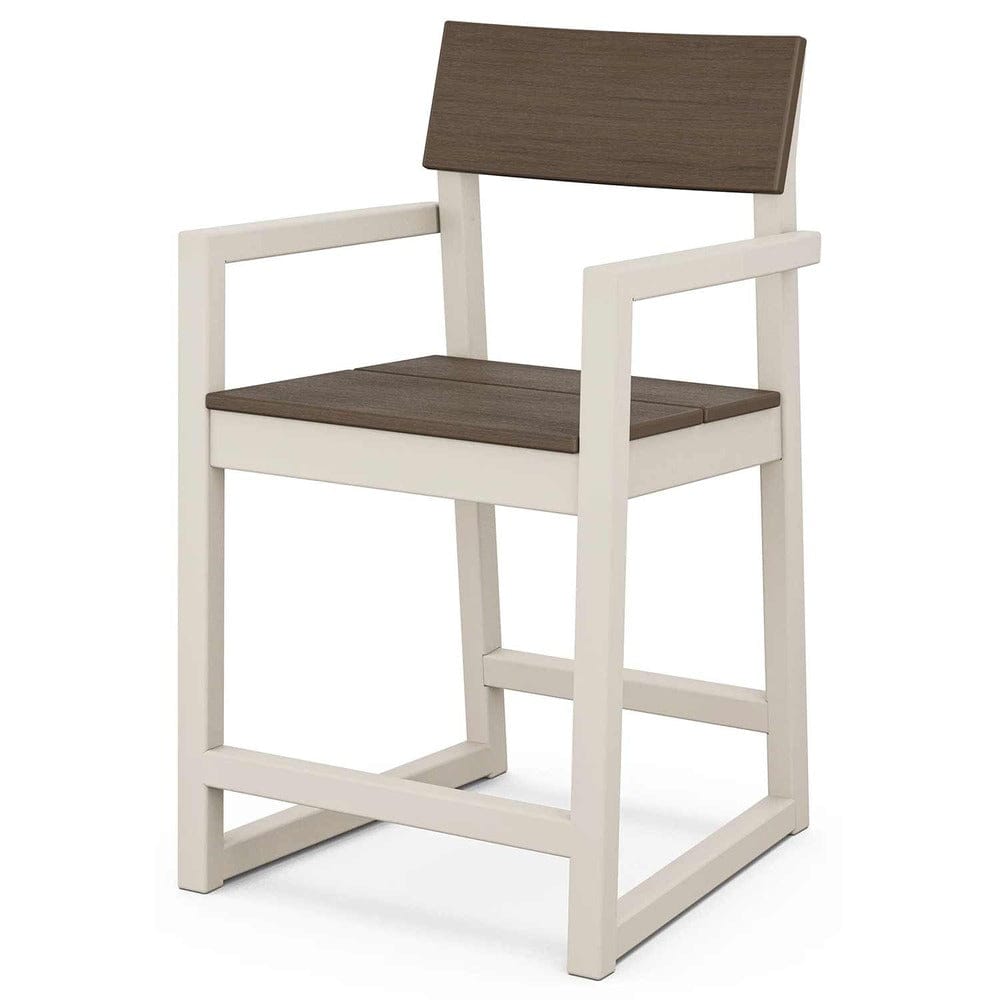 POLYWOOD® EDGE Counter Arm Chair - Select Accents - EMD201 Chair POLYWOOD®